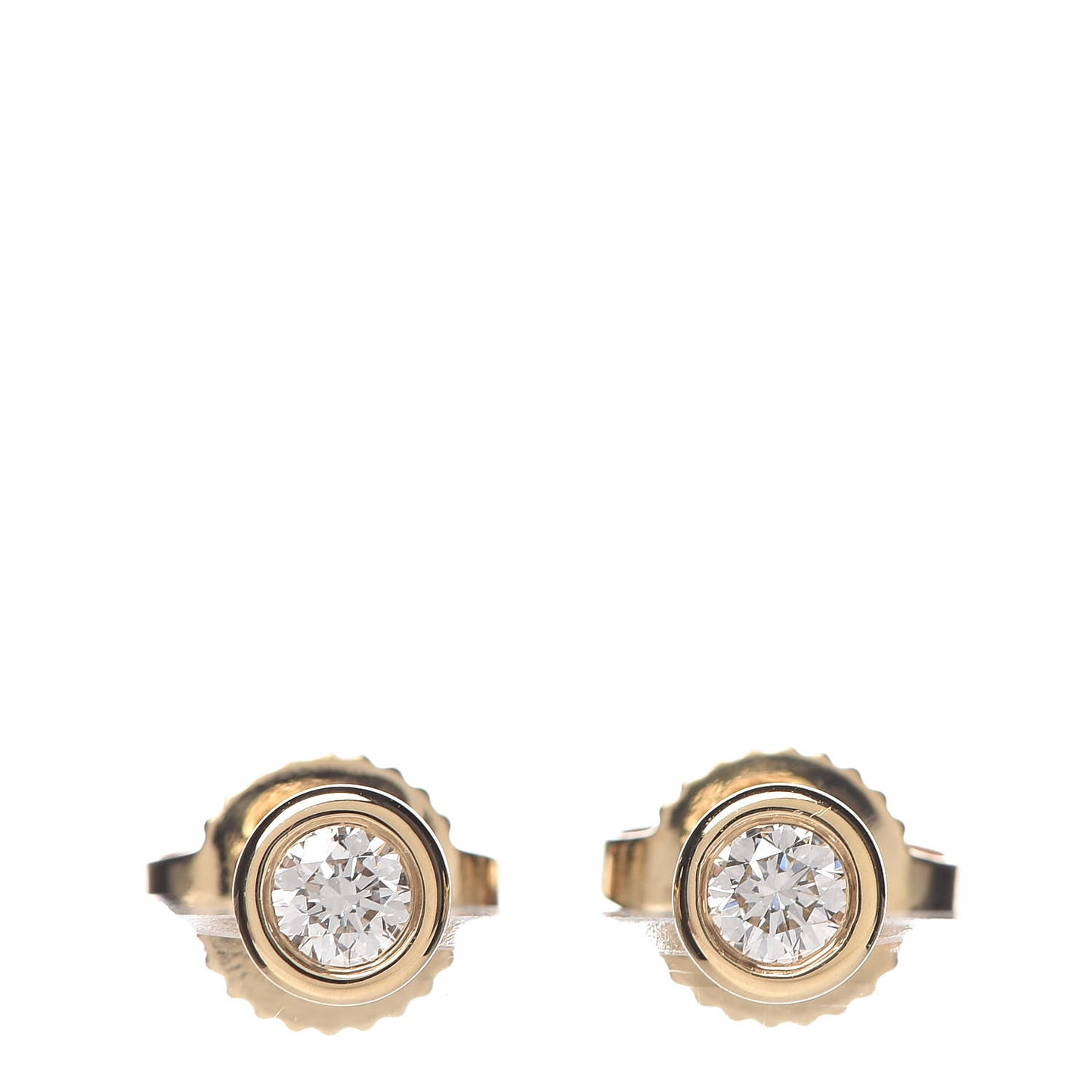 18K Yellow Gold Diamond .16ctw Elsa Peretti Diamonds By The Yard Earrings