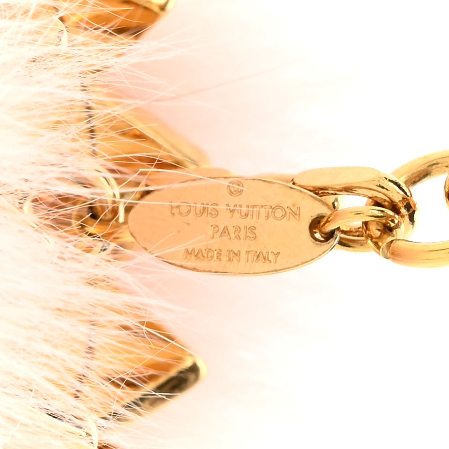 Fuzzy Bubble Bag Charm Light Pink
