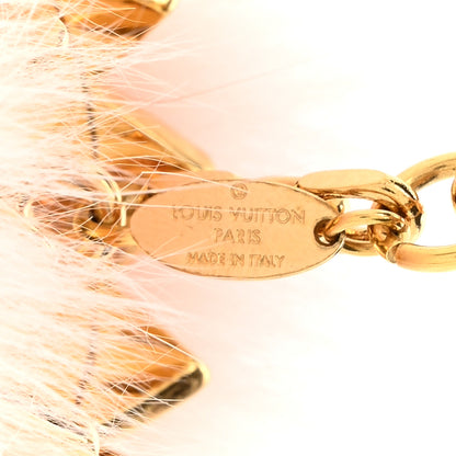 Louis Vuitton Fuzzy Bubble Bag Charm Light Pink 3 of 4