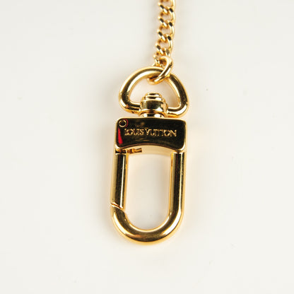 Louis Vuitton Metal Pochette Extender Key Ring Chain Gold 4 of 4