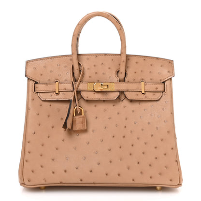 Hermes Ostrich Birkin 25 Chai 1 of 10