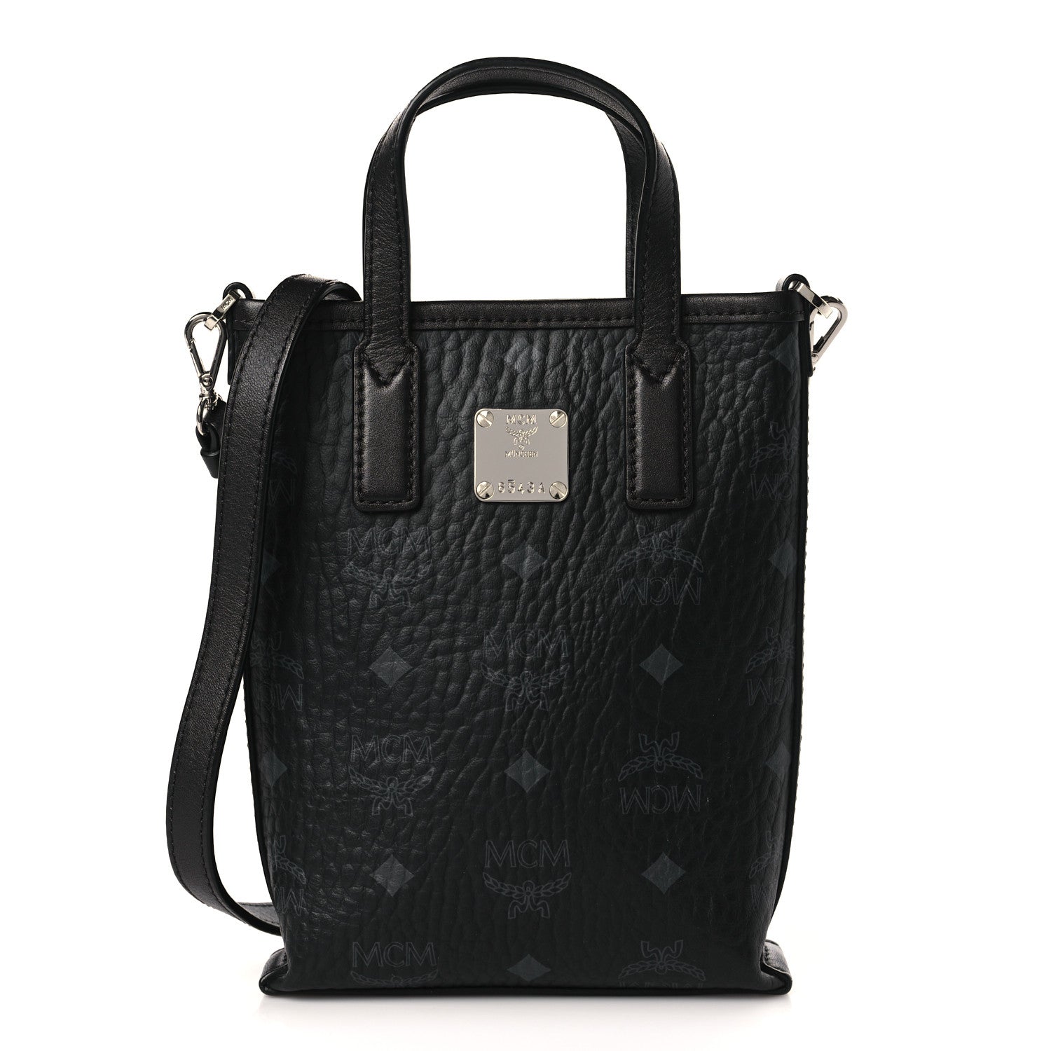 MCM Visetos X-Mini Aren Tote Black 1 of 8