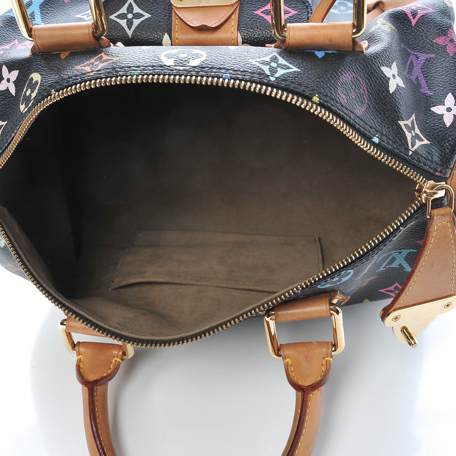 Louis Vuitton Monogram Multicolor Speedy 30 Black 5 of 7