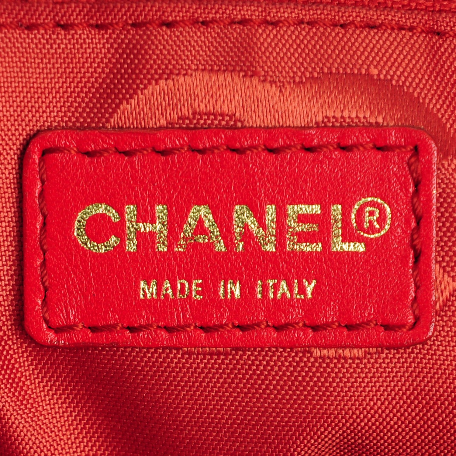 Chanel Caviar CC Drawstring Shoulder Bag Red 6 of 8