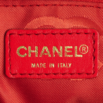 Chanel Caviar CC Drawstring Shoulder Bag Red 6 of 8