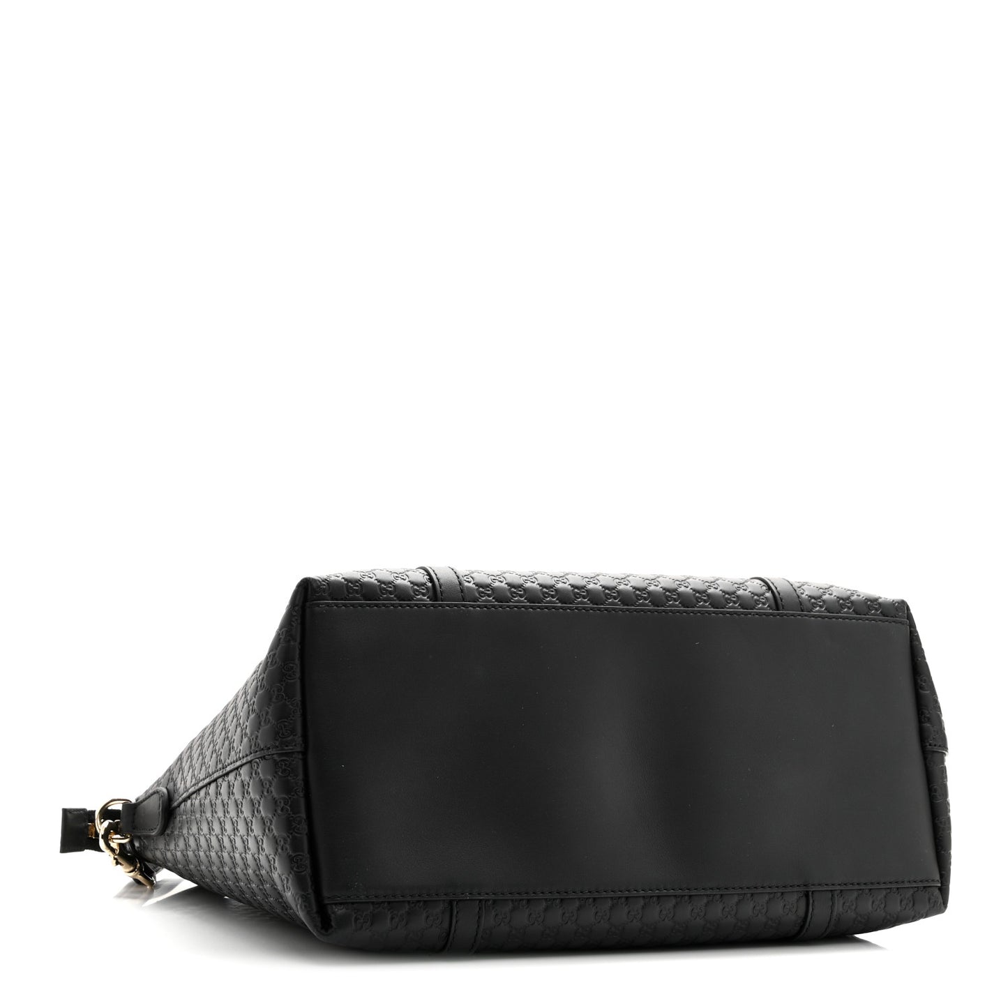 Soft Microguccissima Dome Satchel Black