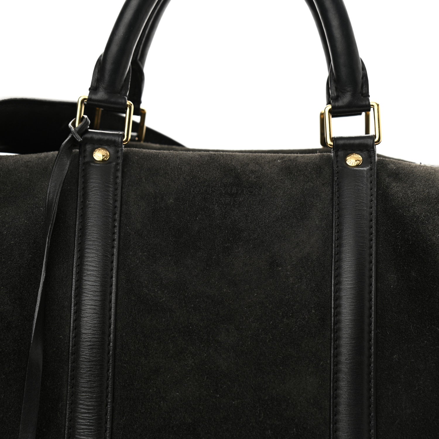 Louis Vuitton Suede Calfskin SC Bag MM Asphalt 8 of 12
