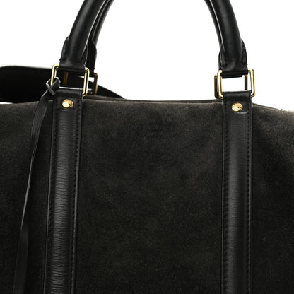 Louis Vuitton Suede Calfskin SC Bag MM Asphalt 8 of 12