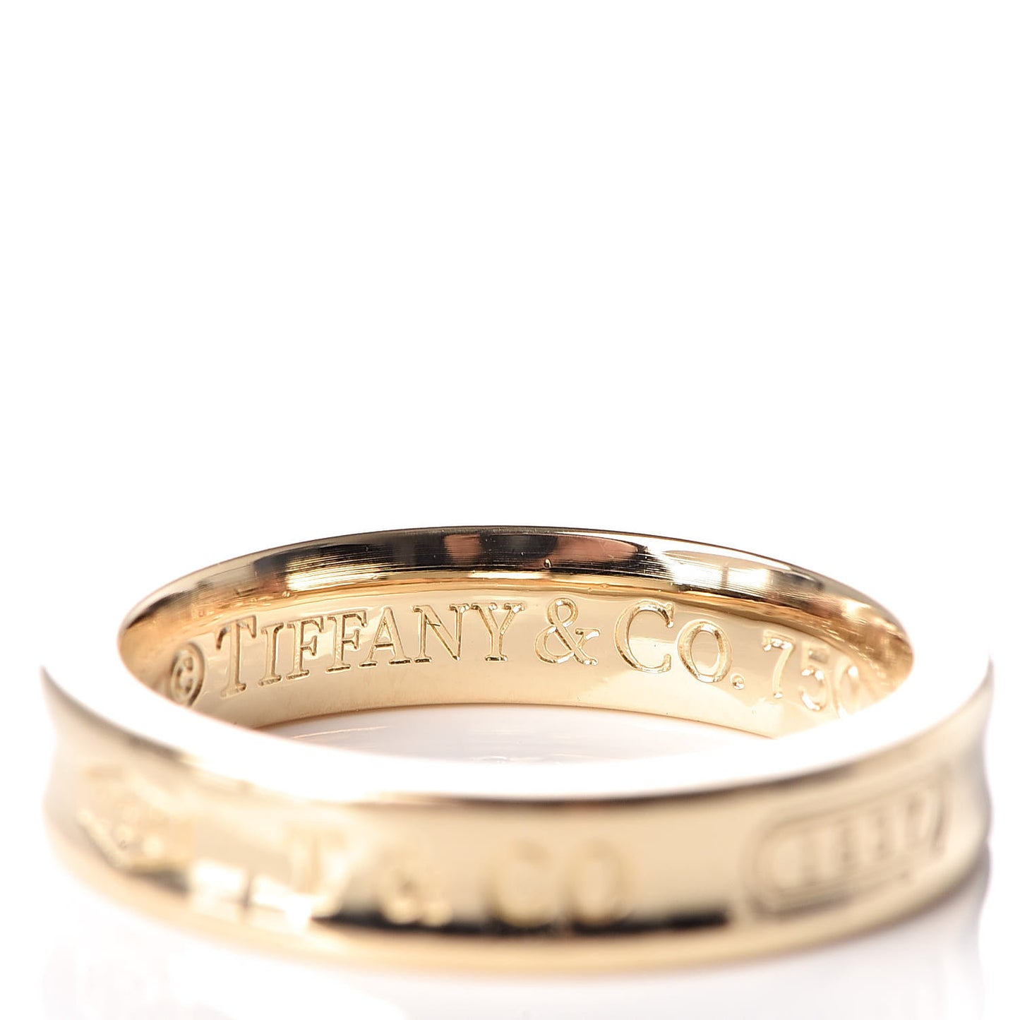 18K Yellow Gold Narrow 1837 Ring 49 5