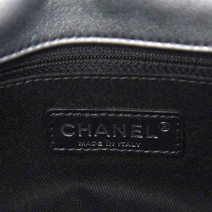 Chanel Metallic Lambskin Symbols Medium Single Flap Silver 7 of 7