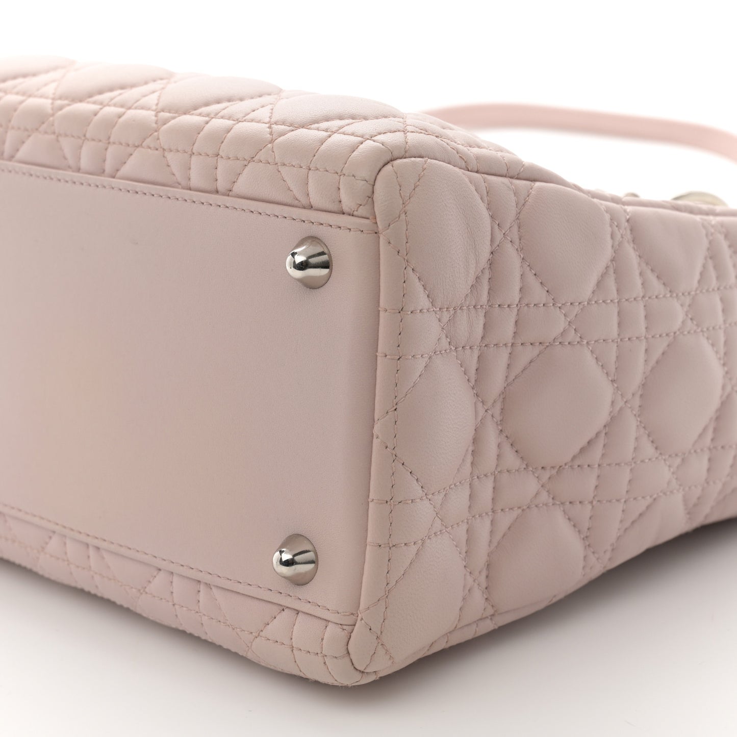 Lambskin Cannage Large Lady Dior Light Pink