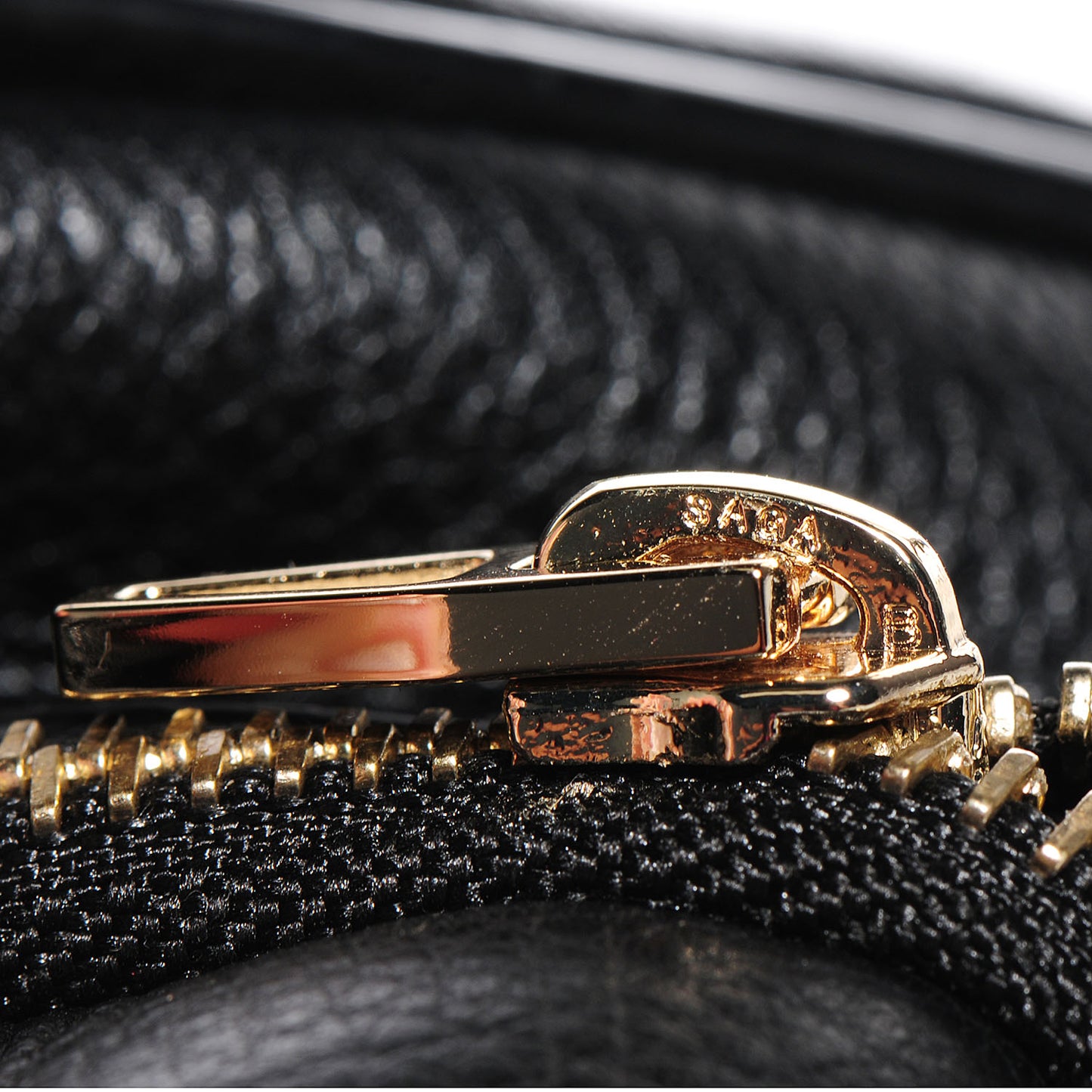Lambskin Rocco Duffel Black w Pale Gold Hardware