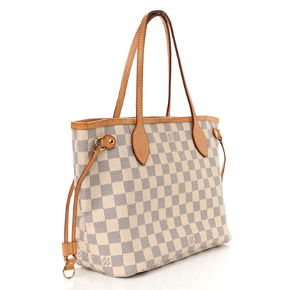 Louis Vuitton Damier Azur Neverfull PM 3 of 10