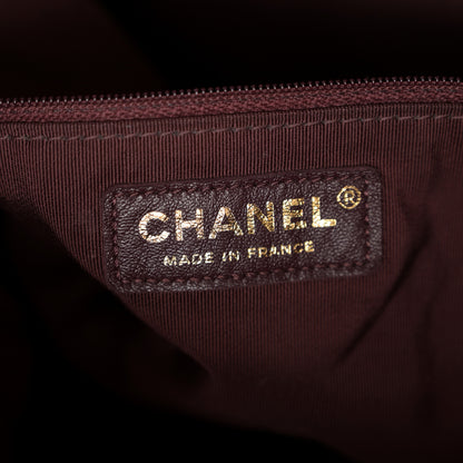 Chanel Calfskin Quilted Small On My Shoulder Drawstring Bag Black 6 of 11