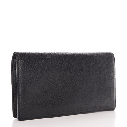 Burberry Calfskin Hastings Continental Wallet Black 3 of 15