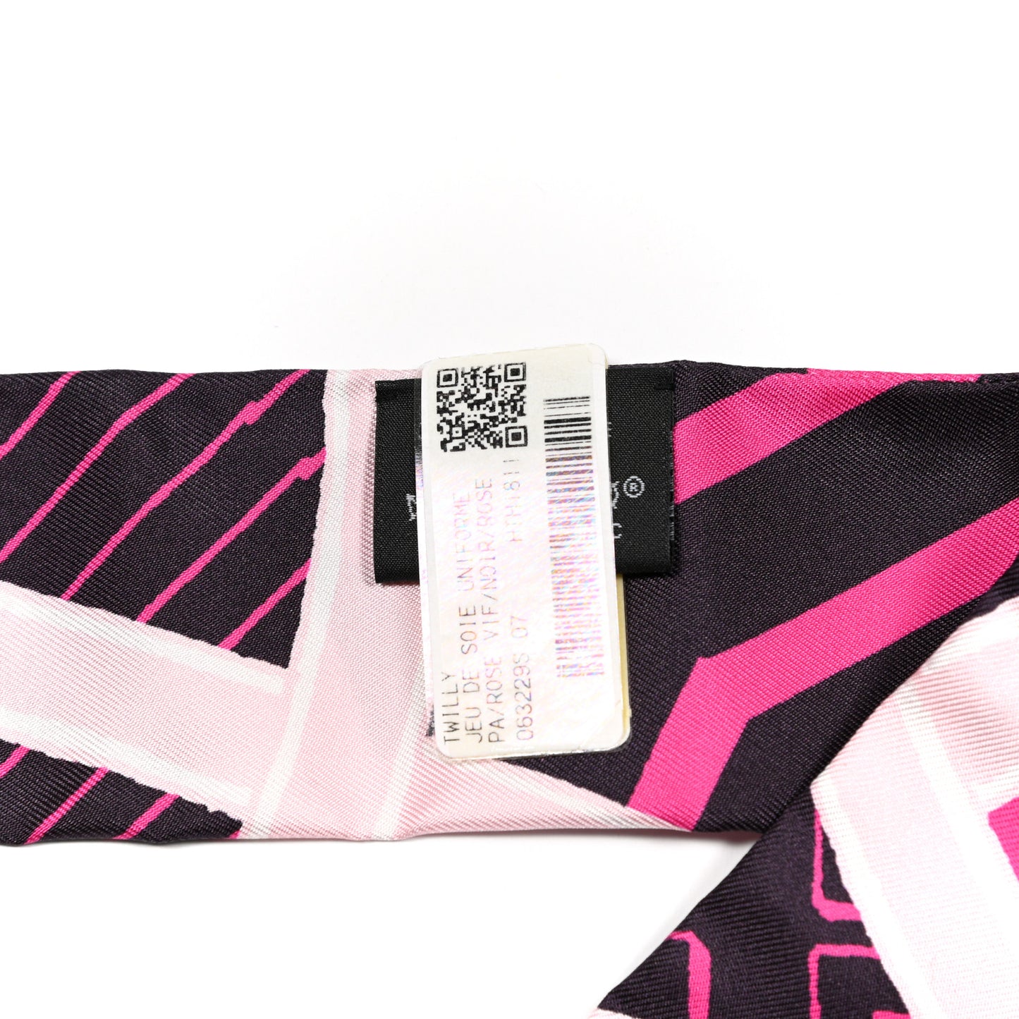 Silk Jeu de Soie Uniforme Twilly Rose Vif Black Rose