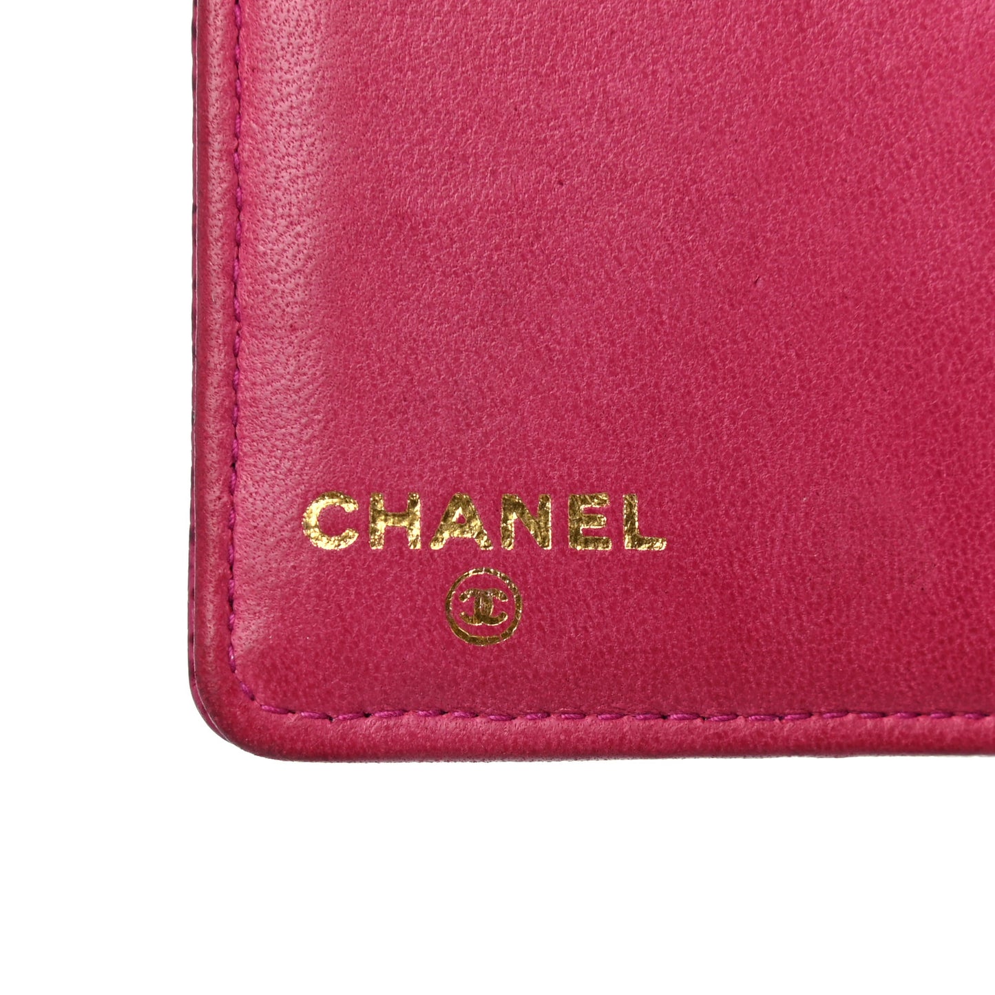 Caviar Timeless CC Card Holder Wallet Dark Pink