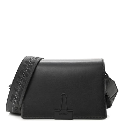 Off-White Calfskin Binder Clip Bag So Black 1 of 10