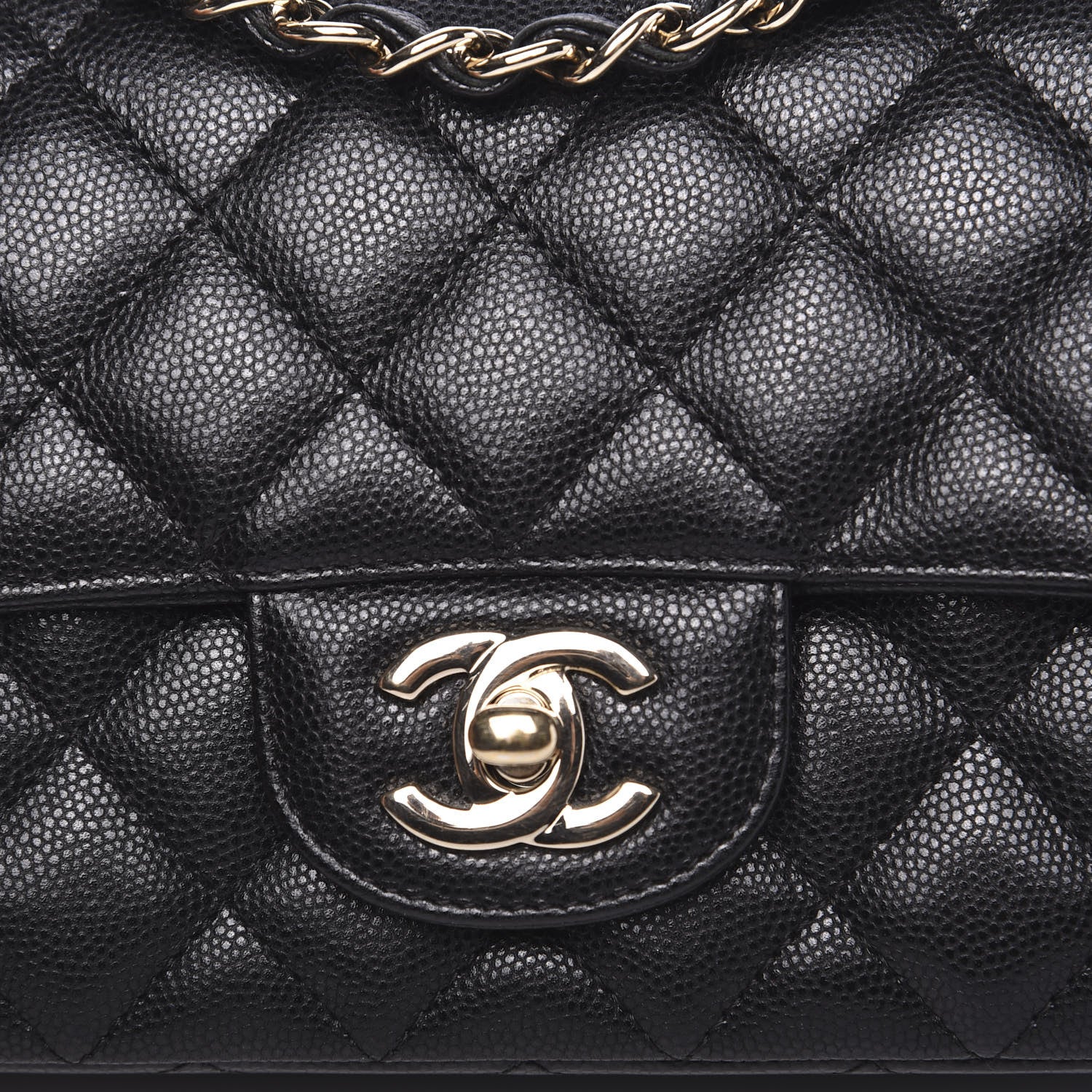 Chanel Caviar Quilted Mini Rectangular Flap Black 7 of 12