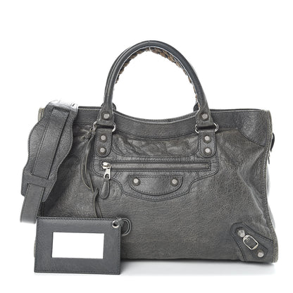 Balenciaga Agneau Giant 12 Silver Hardware City Gris Tarmac 1 of 12
