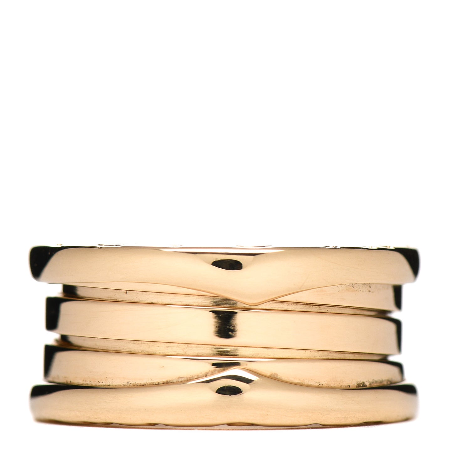 18K Yellow Gold B.Zero1 Three-Band Ring 50 5.25