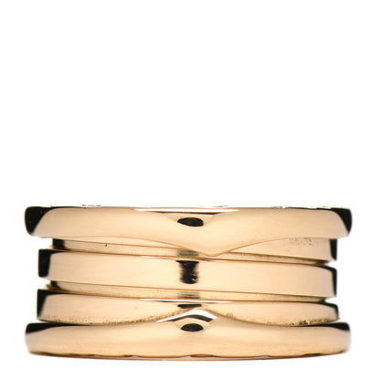 Bulgari 18K Yellow Gold B.Zero1 Three-Band Ring 50 5.25 1 of 4