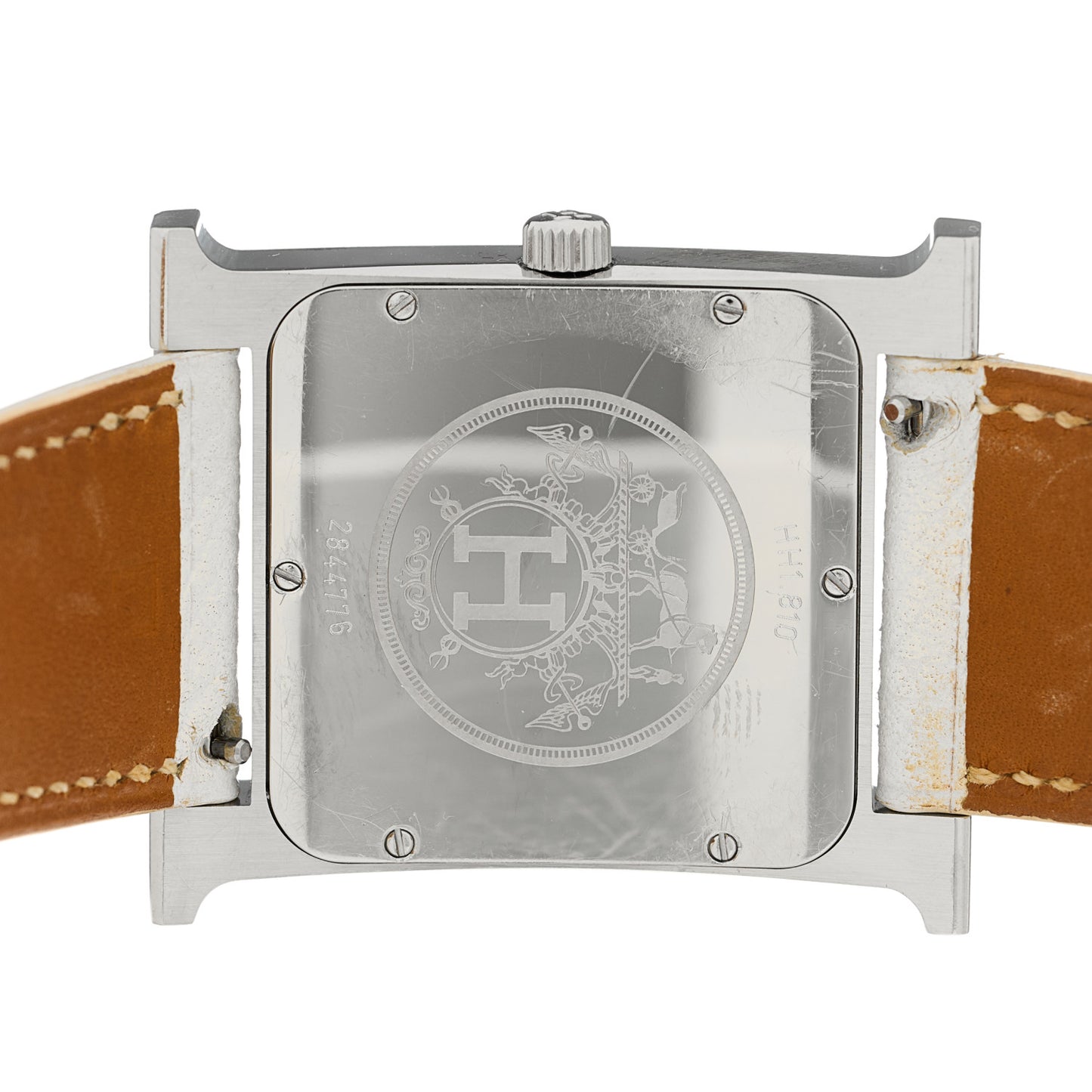 Stainless Steel Epsom 30.5mm Heure H Hour Quartz Watch Blanc