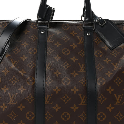 Louis Vuitton Monogram Macassar Keepall Bandouliere 45 6 of 10