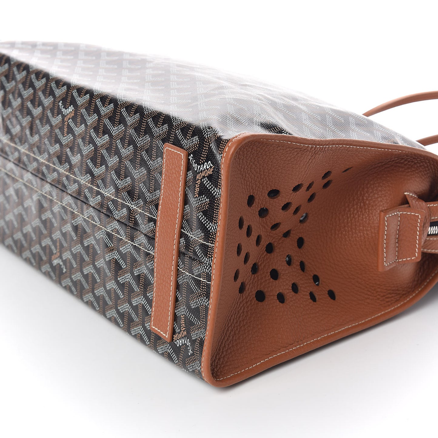 Goyardine Sac Hardy Pet Carrier PM Black Gold