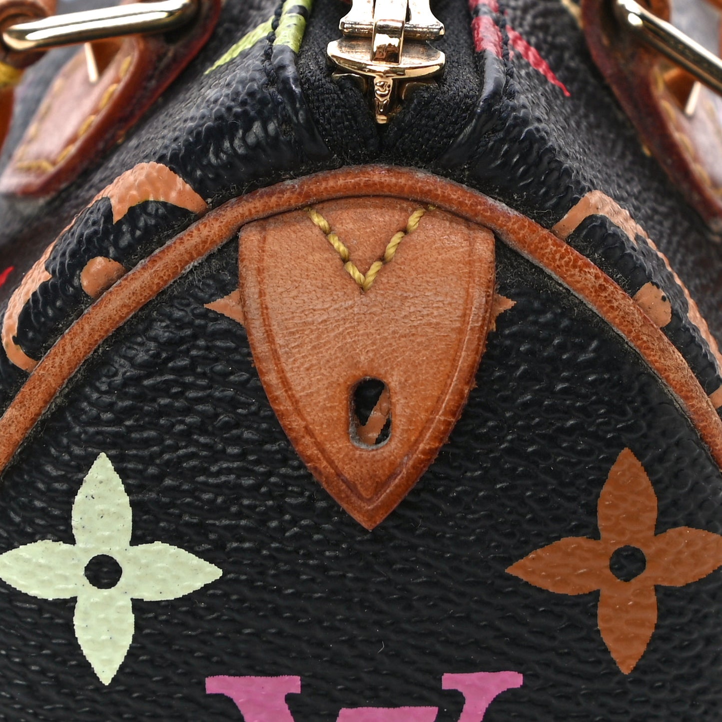 Monogram Multicolor Mini Sac HL Speedy Black