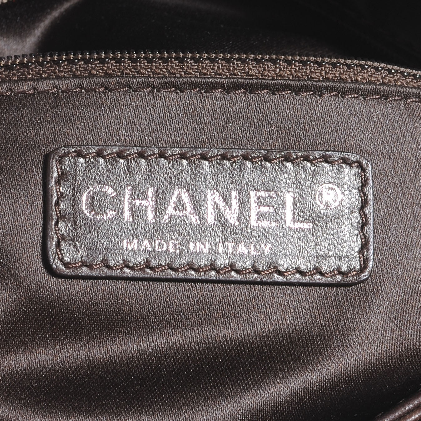 Chanel Lambskin Quilted 3 Large Flap Dark Brown 8 of 8
