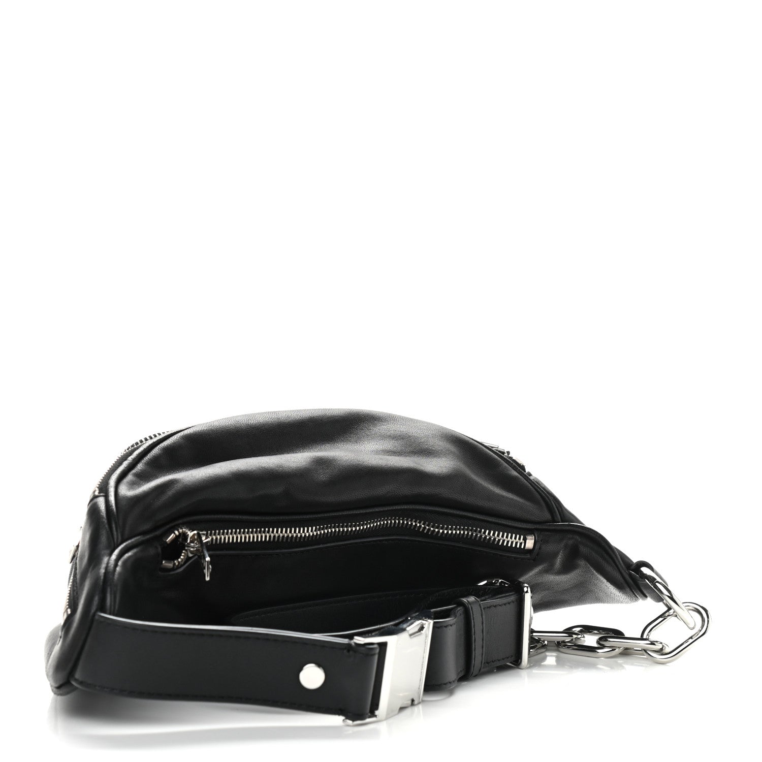 Alexander Wang Lambskin Attica Belt Bag Black 2 of 8