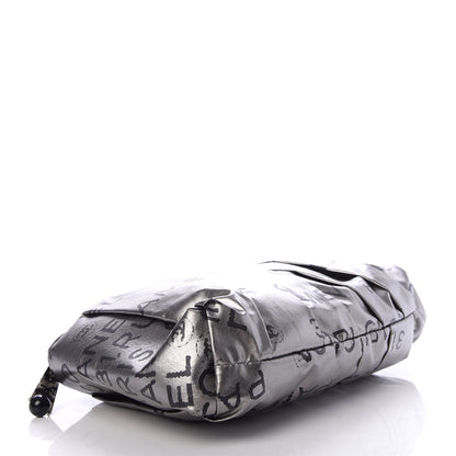 Chanel Coated Canvas Small Unlimited Clutch Dark Silver 4 of 7