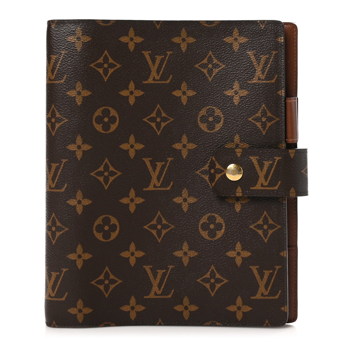 Monogram Large Ring Agenda Cover