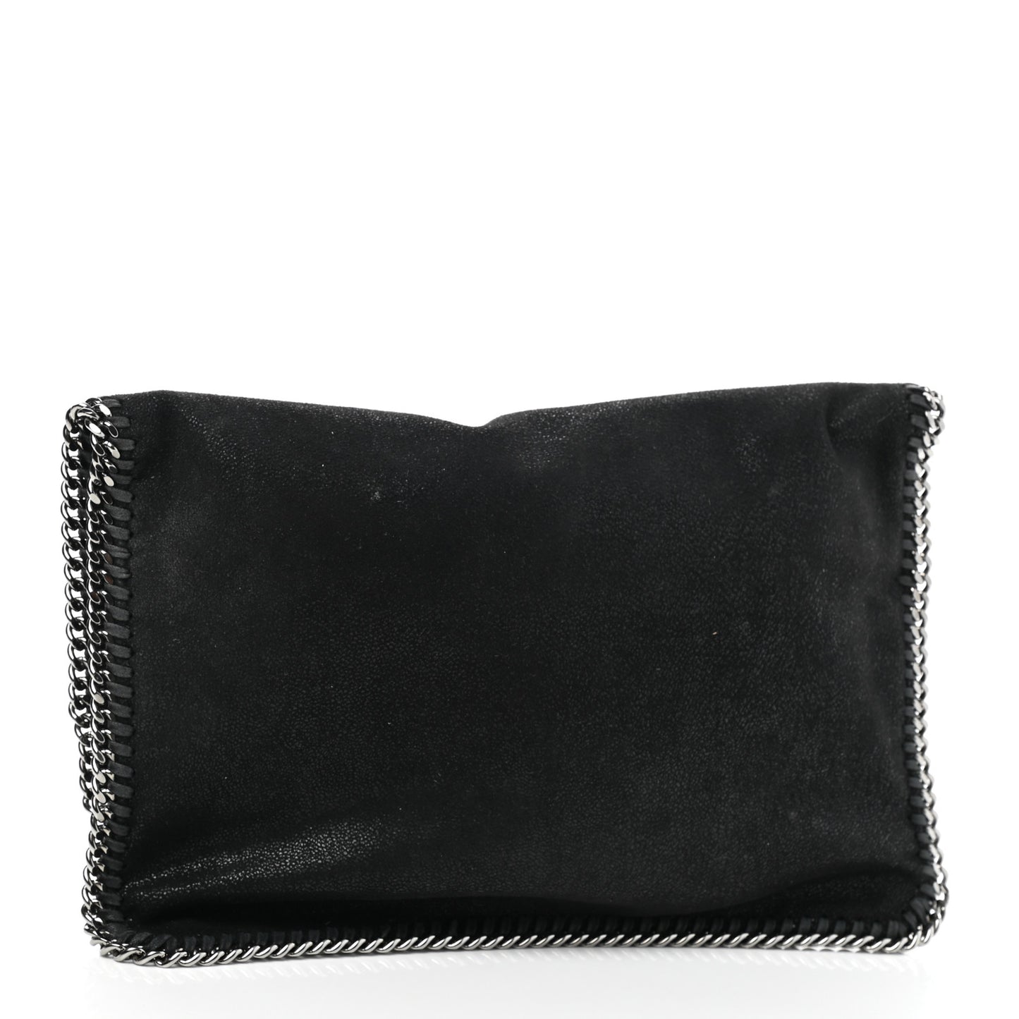 Shaggy Deer Falabella Fold Over Clutch Black