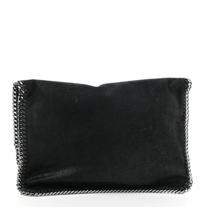 Stella McCartney Shaggy Deer Falabella Fold Over Clutch Black 3 of 9