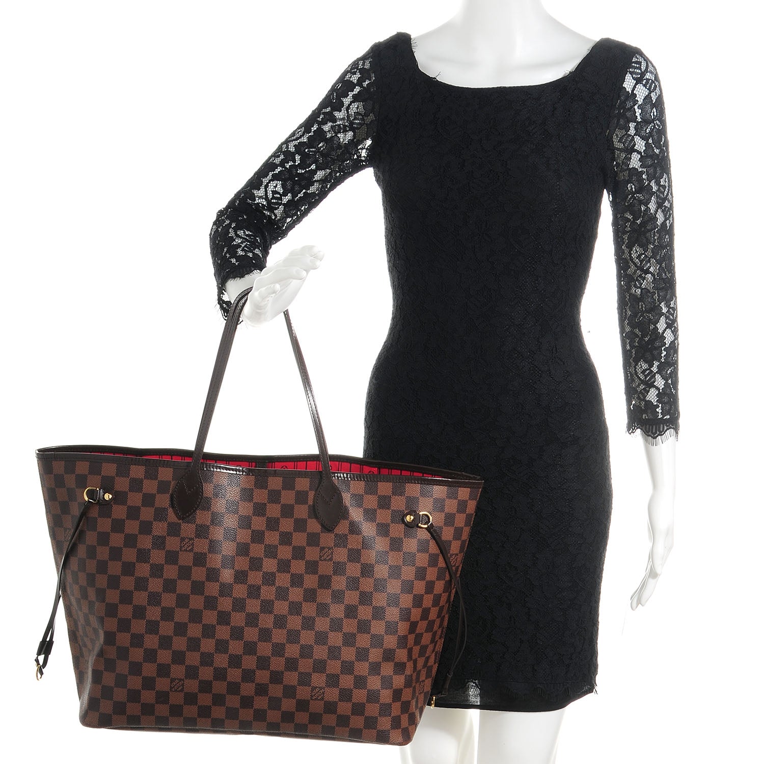 Louis Vuitton Damier Ebene Neverfull GM 2 of 9