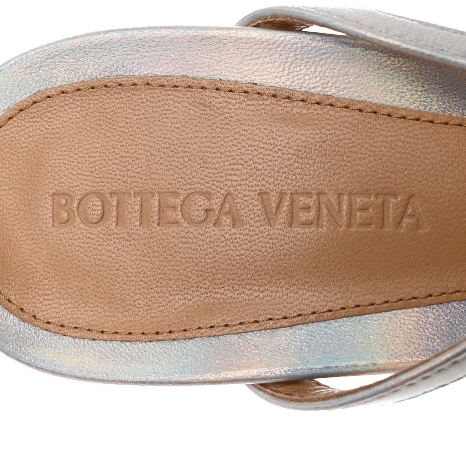 Bottega Veneta Laser Nappa Stretch Multi Strap 90mm Sandals 39 Moon Drop 6 of 8