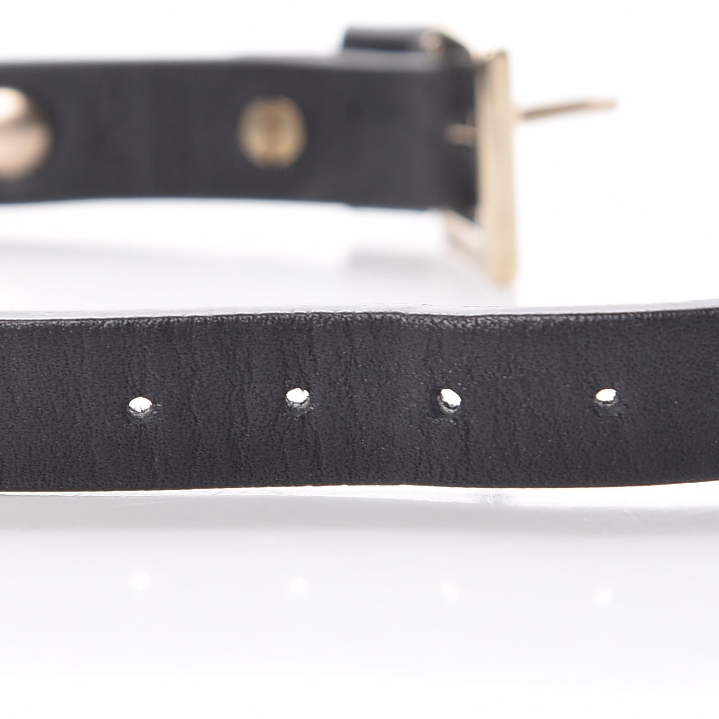 Vitello Rockstud Bracelet Black