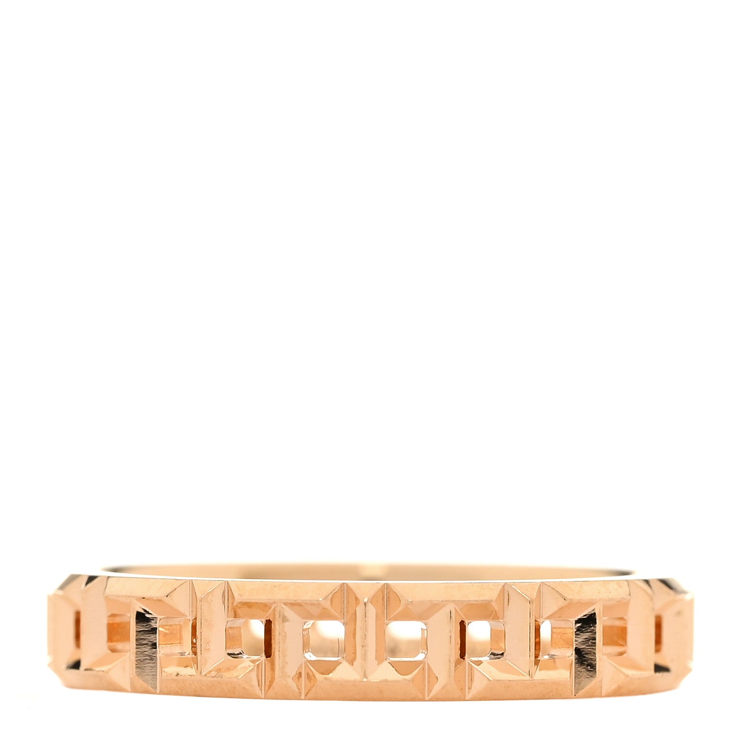Tiffany 18K Rose Gold Narrow T True Ring 50 5.5 1 of 5