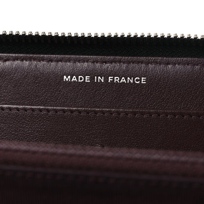 Chanel Caviar Quilted Large Gusset Zip Around Wallet Black 7 of 11