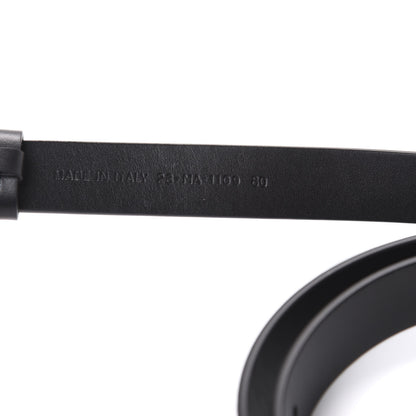 Christian Dior Calfskin Saddle Belt 80 Black 3 of 7