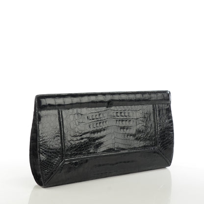 Nancy Gonzalez Crocodile Clutch Black 3 of 6
