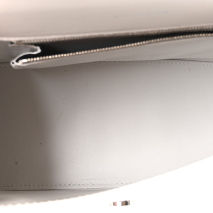 Balenciaga Shiny Calfskin Crocodile Embossed Small Hourglass Top Handle Bag White 4 of 10