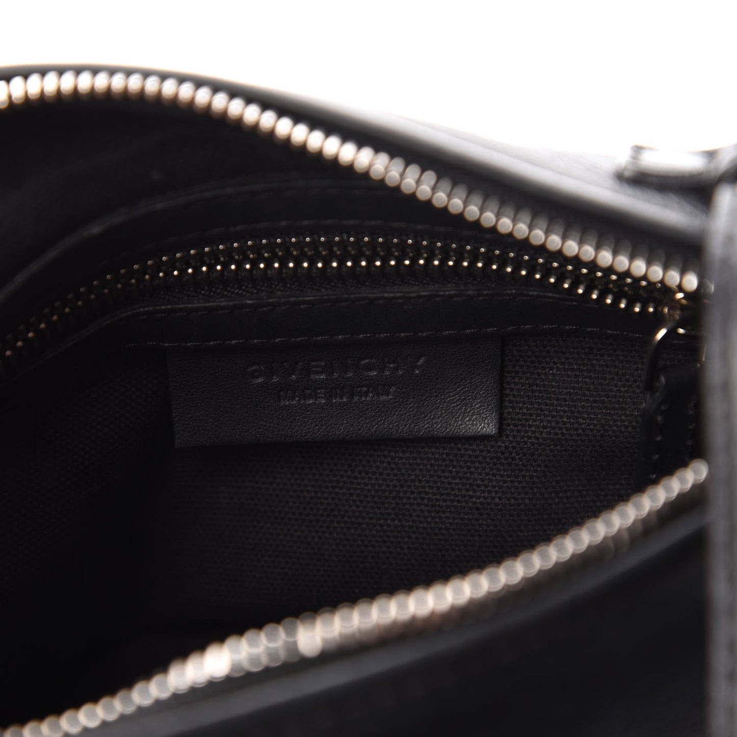 Calfskin Cross Embellished Mini Pandora Black