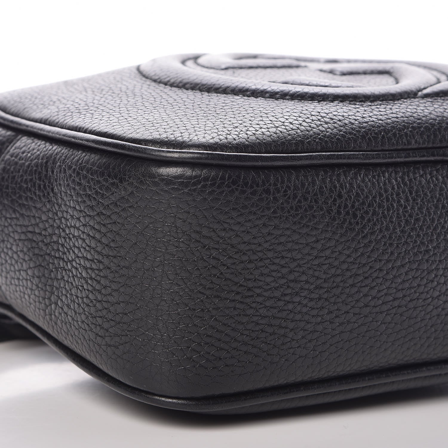 Gucci Pebbled Calfskin Small Soho Disco Bag Black 12 of 13
