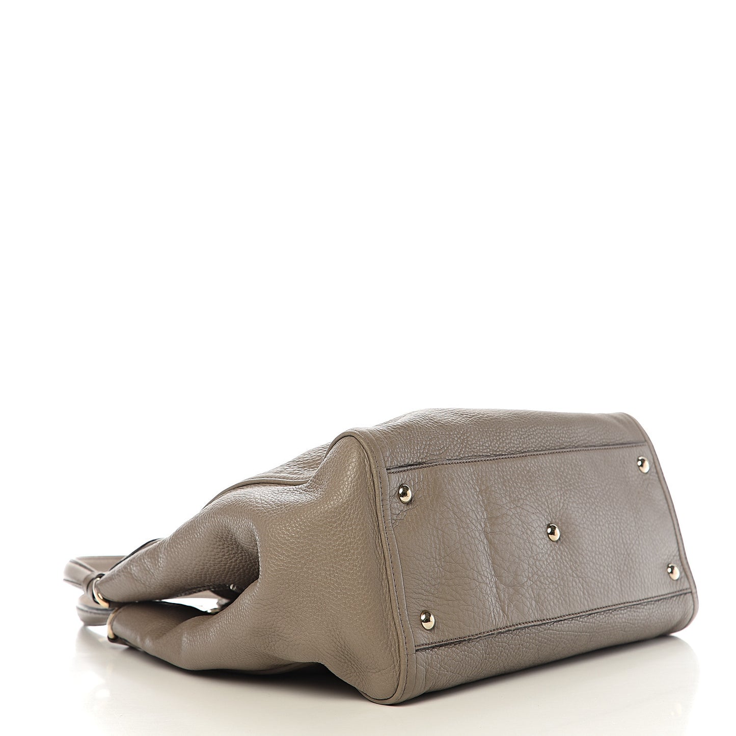Pebbled Calfskin Medium Soho Shoulder Bag New Fango