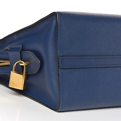 Prada Saffiano City Calfskin Medium Esplanade Bleuette 8 of 12