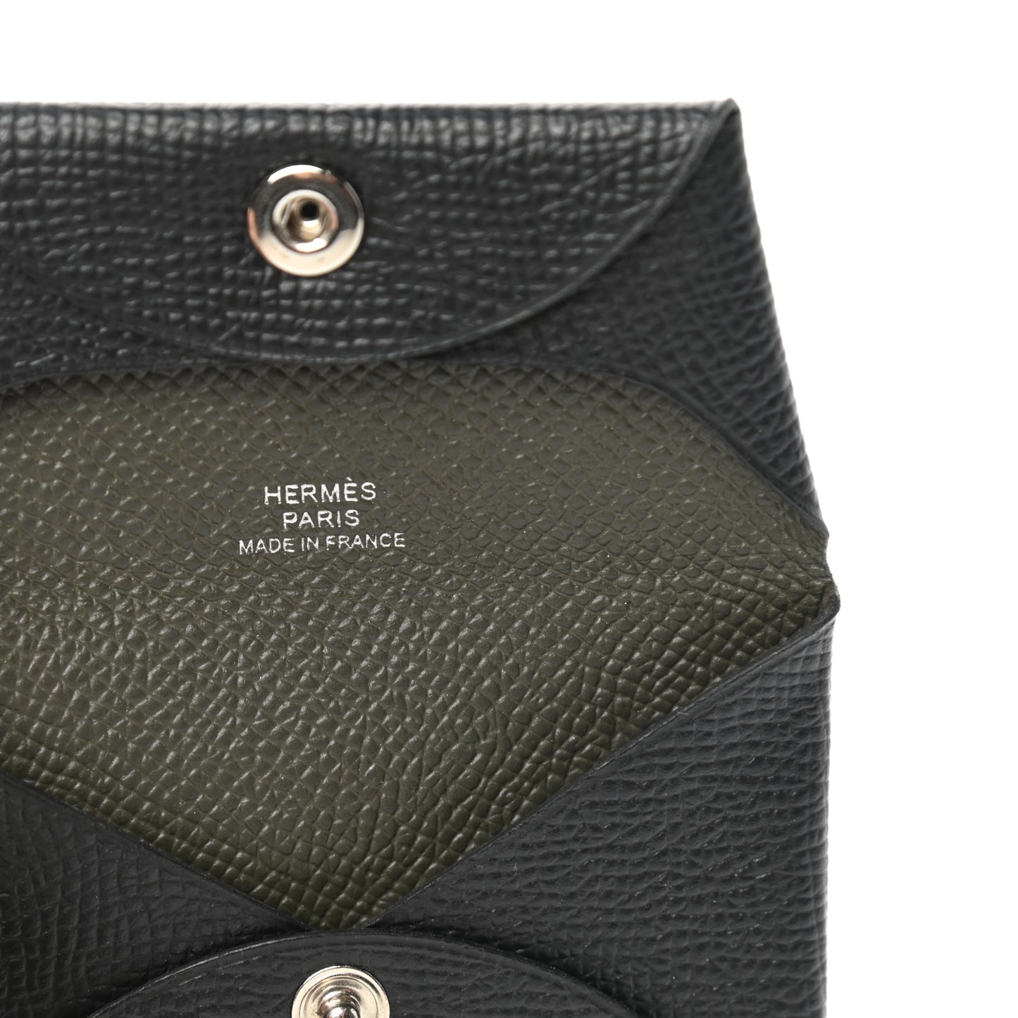 Epsom Verso Bastia Coin Purse Black Vert De Gris