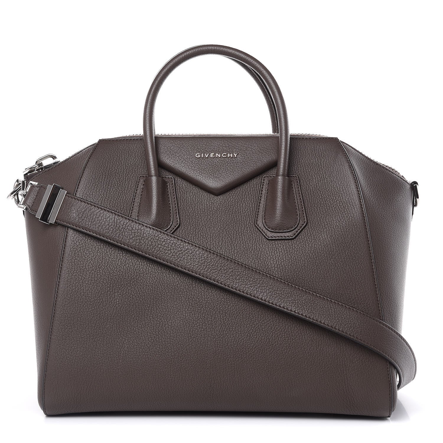 Givenchy Sugar Goatskin Medium Antigona Heather Grey 1 of 12